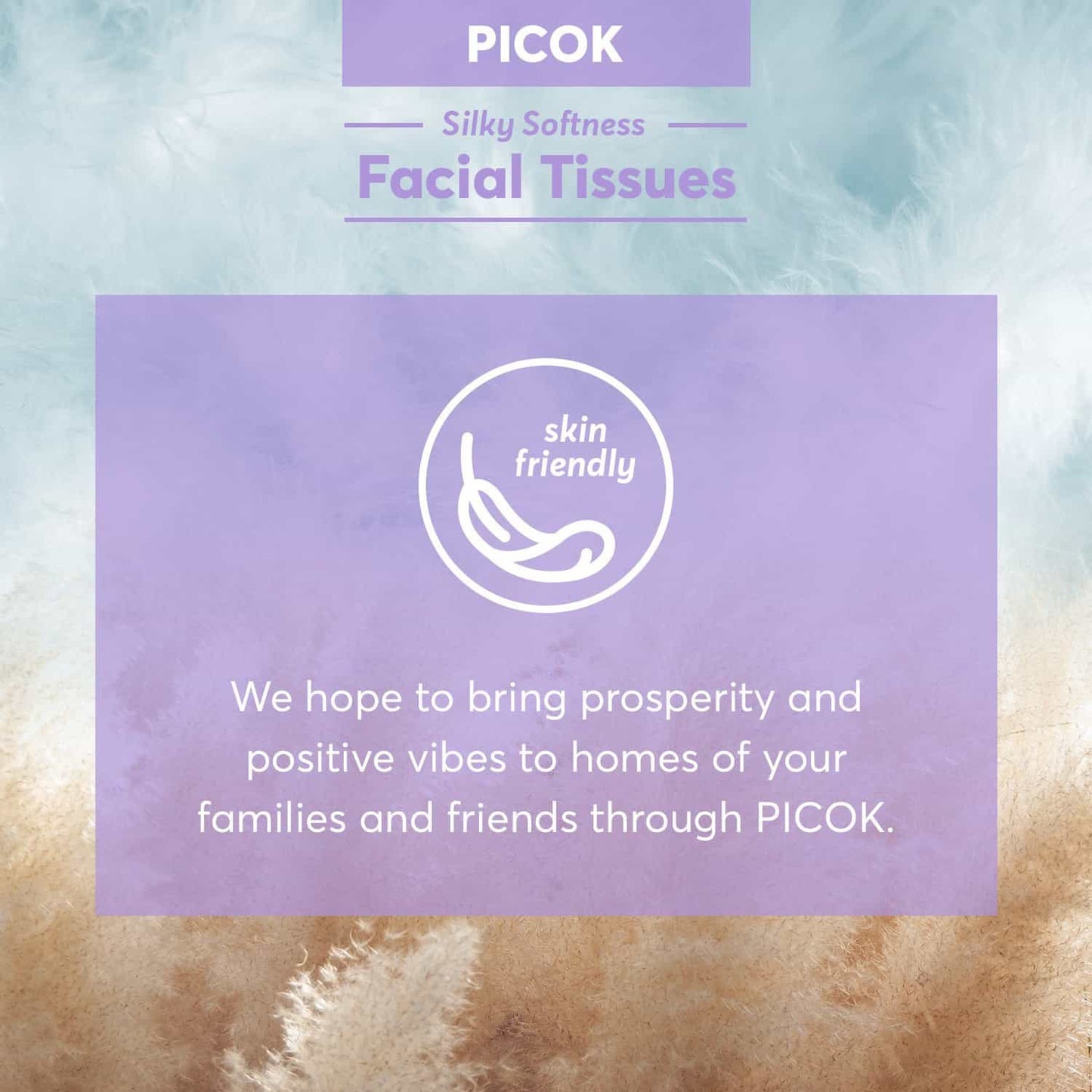 Picok Silky Facial Tissues (150 X 3Box)